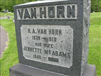 VanHorn, H. A. and Jennette (McAdams)